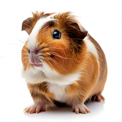 Guinea pig isolated on white background
