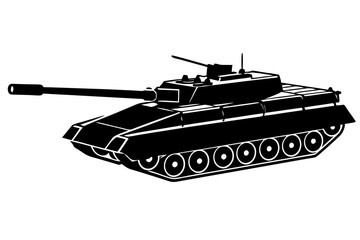 Tank war, Tank war army silhouette vector, Military tank Vector, icons, illustration, design.
