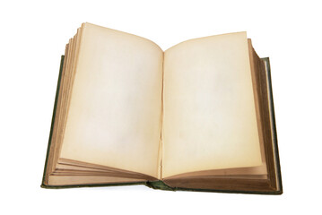 Vintage book isolated on white