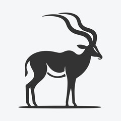 Majestic Antelope Silhouette, The Art of Nature's Elegance