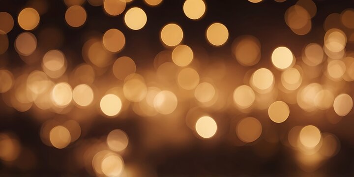 Abstract illustration brown bokeh lights background suitable for celebration, festivals and anniversaries banners