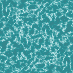 Water Texture Background. Abstract Blue Pattern with Aqua Colored Wavy Surface.