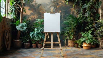 Blank Canvas in a Tropical Setting