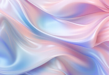 A Dreamy Swirl of Pastel Colours in Soft, Flowing Fabric