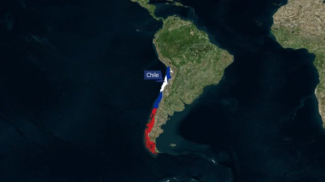 Animated Map of Chile