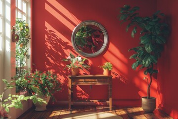 Elegant Indoor Plant Arrangement