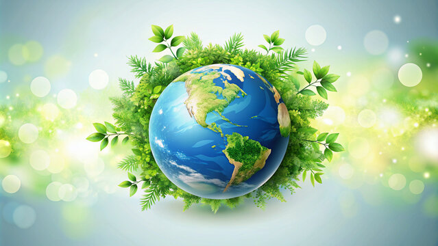 earth, globe, world, planet, map, green, sphere, global, nature, environment, blue, europe, business, concept, illustration, icon, america, ecology, vector, symbol, tree, leaf, asia, geography, contin