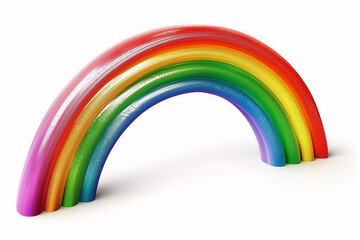 Rainbow is a symbol of the meeting of heaven and earth, a bridge or boundary between worlds