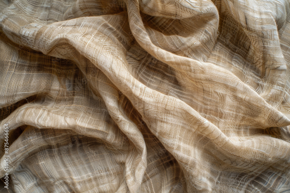 Aufkleber a piece of cloth with a pattern of lines and dots