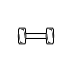 Barbell for icon or logo