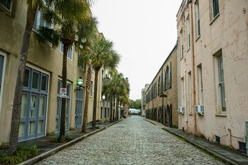 Downtown Charleston, SC during Winter