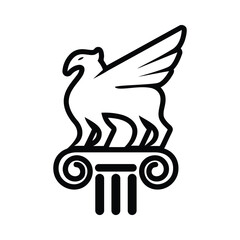 Hammer of Justice judicial Hammer Legal Proceedings Logo