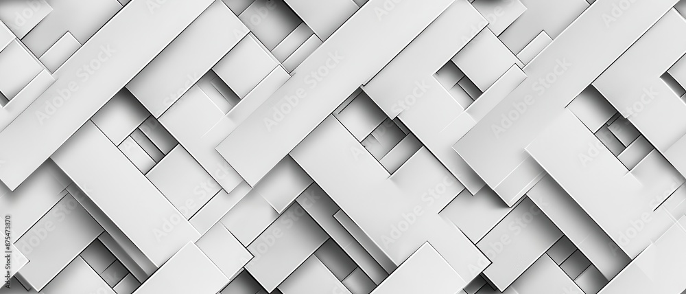 Poster a structured monochrome herringbone pattern on an isolated white background