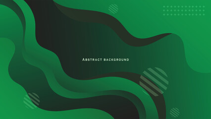 abstrack green vector background design