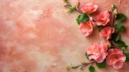 On background, a flower in close-up, spectacularly adorable. A natural greeting, it's a wonderful natural wonder.