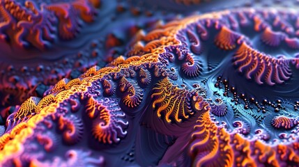 Fototapeta premium Abstract background featuring intri