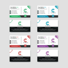 New business card design. colourful design, simple, and unique.