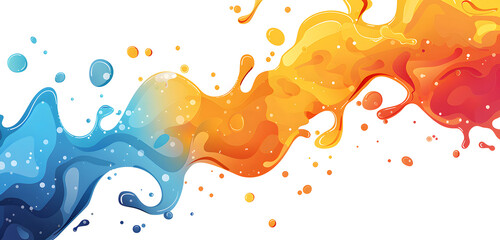 Obraz premium Graph with eruptive force. data science and information analysis, and research concept design. Forming data visual shapes colors and flow. Abstract background design