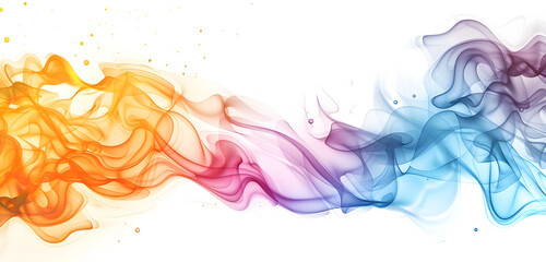 Graph with eruptive force. data science and information analysis, and research concept design. Forming data visual shapes colors and flow. Abstract background design