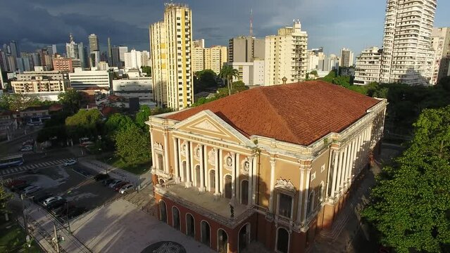 Theatro da Paz, theater located in the Pra&ccedil;a da Rep&uacute;blica on the city of Bel&eacute;m, capital of the state of Par&aacute;, in Brazil