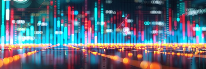 Abstract Representation of Stock Prices and Trading Volume