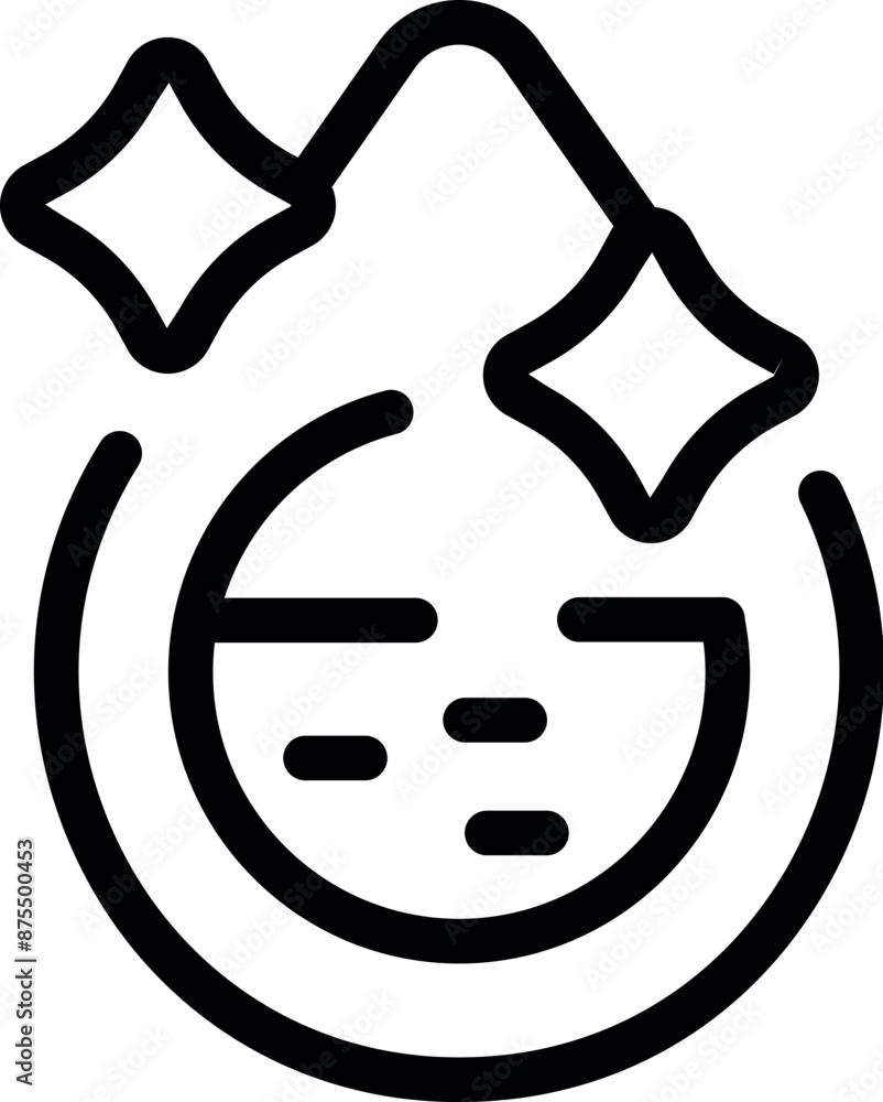 Poster water drop with shining effect representing pure water ideal for websites or applications