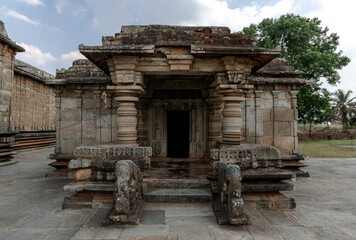 Jain hoysala complex in Halebidu. Karnataka. India.
