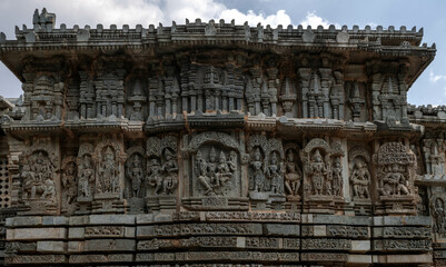 Kedareshwara Temple is a Hoysala-era structure in Halebidu, Karnataka, India.