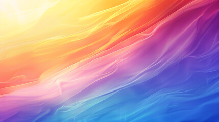 Obraz premium Vibrant Rainbow Swirls - Abstract LGBTQ+ Background for Peaceful Atmosphere