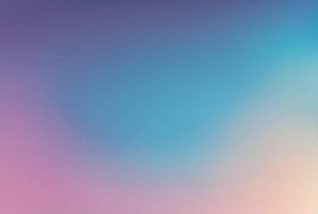 Obraz premium Gradient blue, pink, purple, peach background with blurry cloudy texture