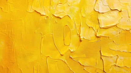 Decorative yellow textured canvas background