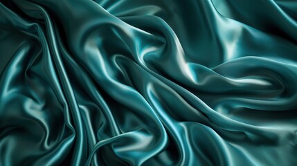 Obraz premium A piece of blue fabric with a pattern on it. Generate AI image