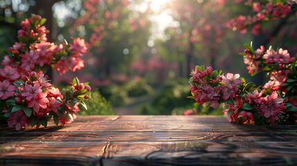 flowers in the park