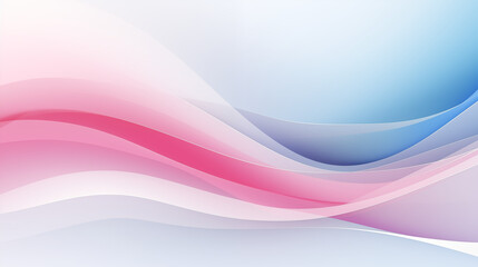 Abstract image in the form of waves with a combination of blue, pink and white shades for wallpaper background for advertising or gift wrapping and web design. 