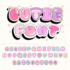 retro bubble font alphabet, 20s, y2k letter, retro bubble font, retro alphabet, bubble font in Y2K style. 2000s or 90s, inflated graffiti font balloon letters, Puffy cartoon  Bubble gum
