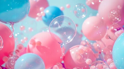 Colorful Floating Bubbles