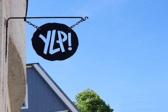 YLP sign. Your local pizza. Eken&auml;s, Finland.