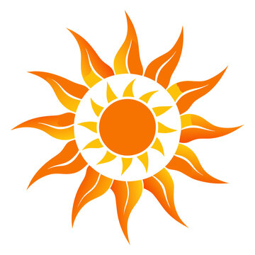 recommend clip art: Sun Tattoo Design in Vector Artistic Illustration