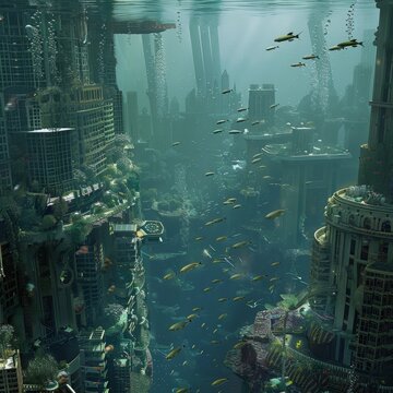 Human adaptations for thriving in advanced underwater cities of a parallel universe