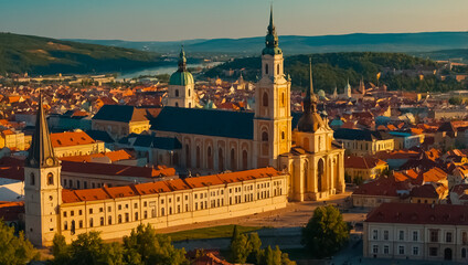 Obraz premium Stunning Eger Hungary