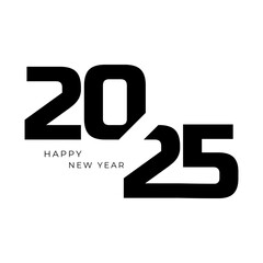 Happy New year 2025 logo text design.2025 number design template.For brochure design template,card,banner,calendar.2025 concept.Vector illustration.