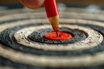 Achieving Company Goals A Visual Representation of Progress and Success This image symbolizes a company's dedication to reaching new heights, emphasizing the importance of strategic planning and