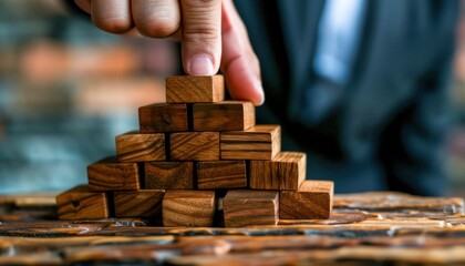 Building a Strong Foundation for Success Company Advancing Towards Higher Goals with Strategic Planning and Execution