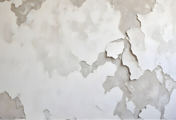 Old White Background with Textured Cracks