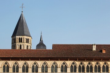 The abbey of Cluny in Burgundy, France	