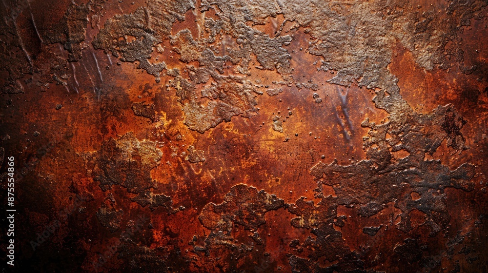 Aufkleber rusty material texture for background with vignette effect