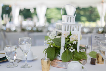 Dinner table decor