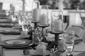 Celebration table decor