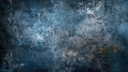 Aged abstract texture with dark blue grunge background