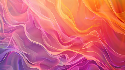 Obraz premium An elegant background with abstract flowing lines in shades of pink and purple on a dark backdrop, creating a sophisticated and dramatic visual.